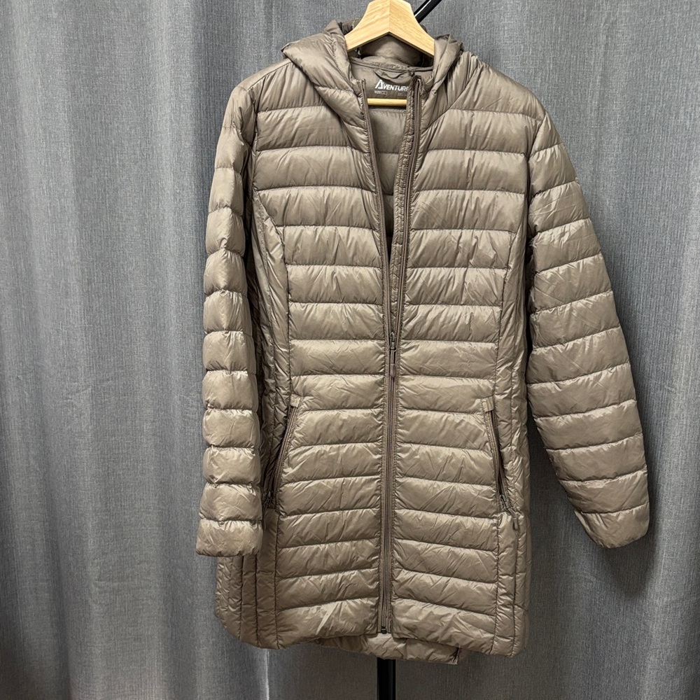 Aventure Taupe Puffer Coat